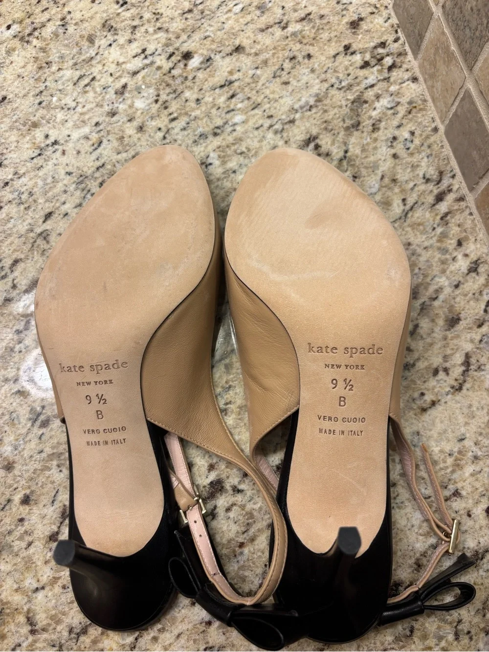 kate spade beige leather